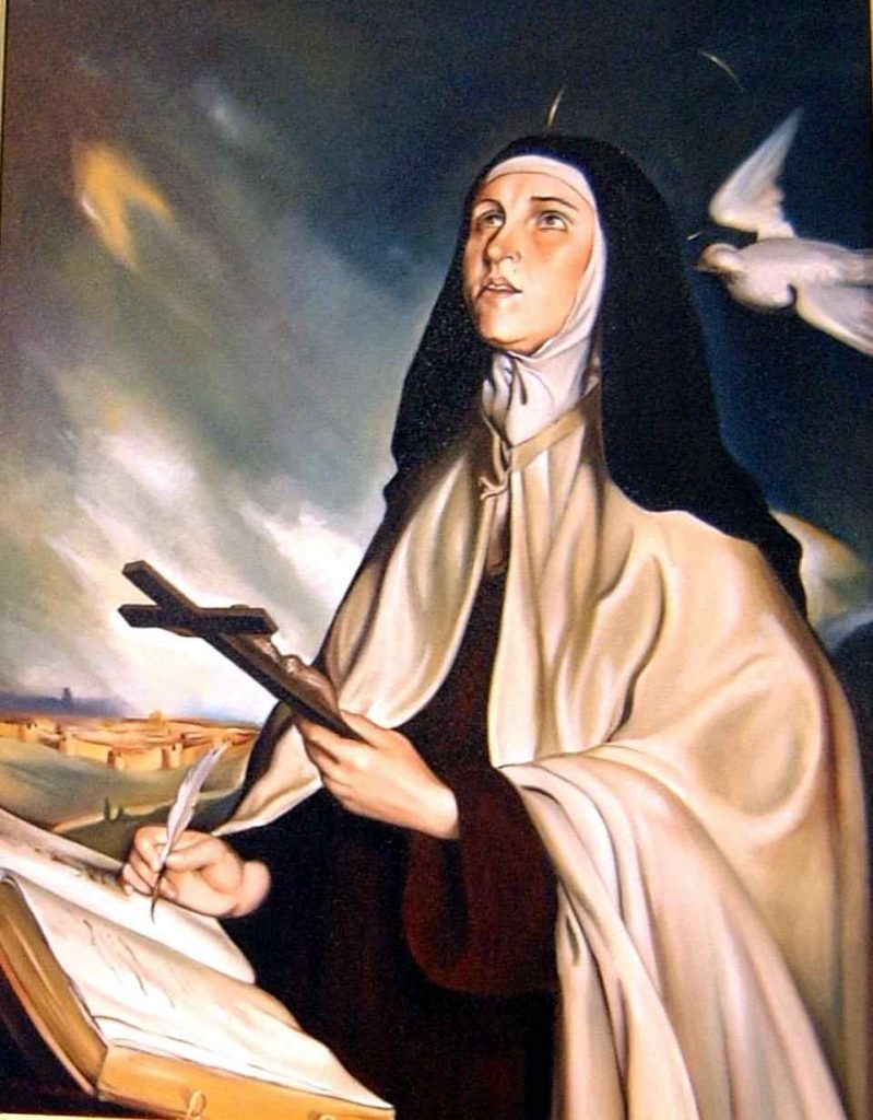 15 Ottobre - Preghiera a Santa Teresa D'Avila